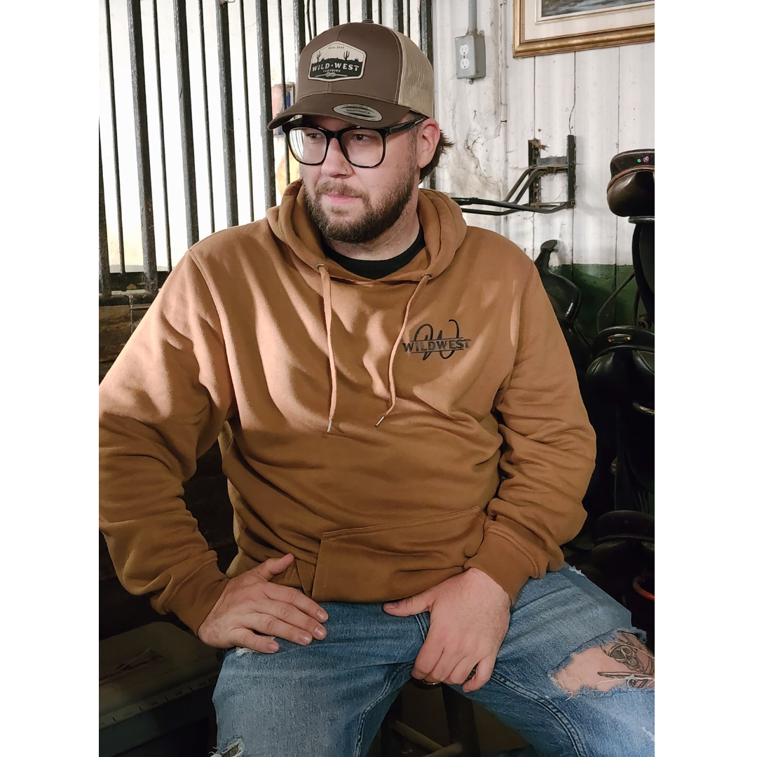 Hoodie Wild West | Logo Utah (dos)