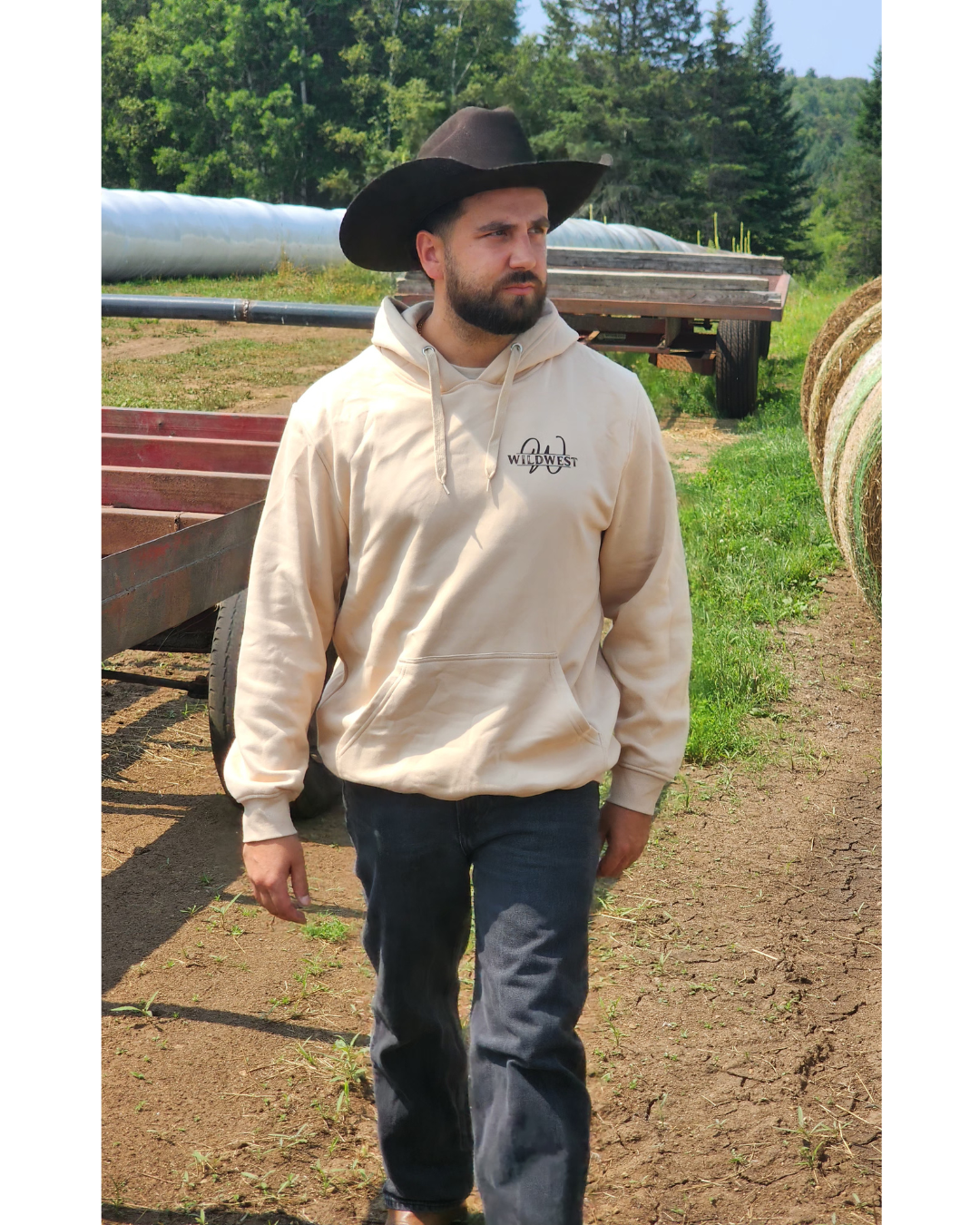 Hoodie Wild West | Logo Utah (dos)