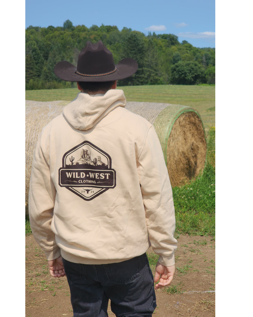 Hoodie Wild West | Logo Utah (dos)