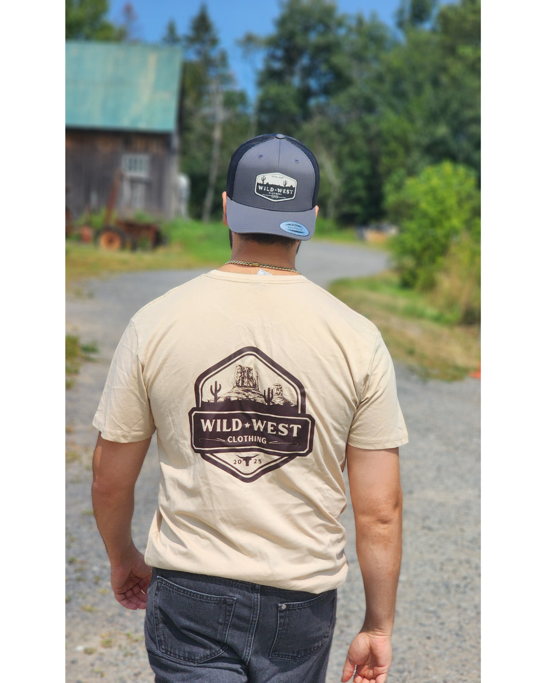 T-shirt Wild West | Logo Utah (dos)