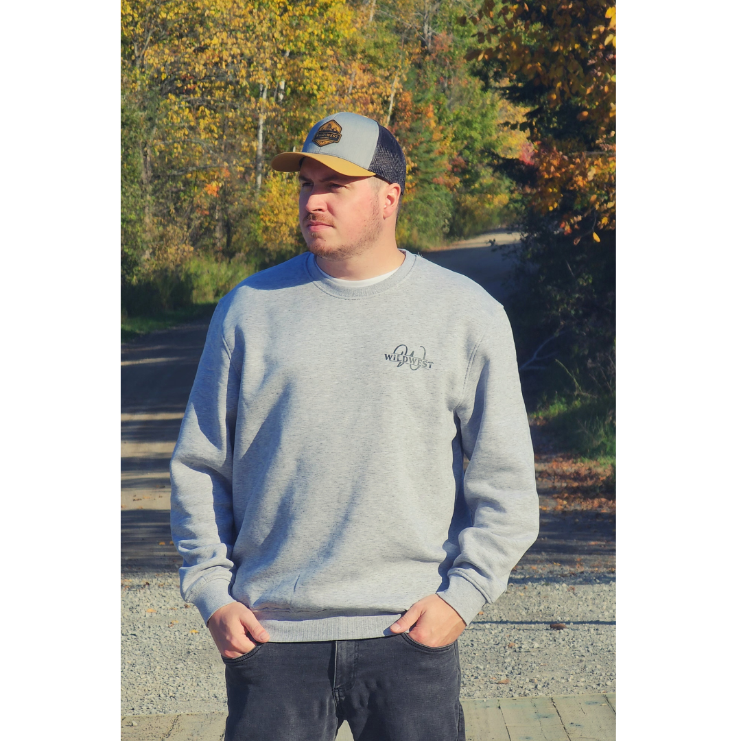 Crewneck Wild West | Logo Sunset (dos)