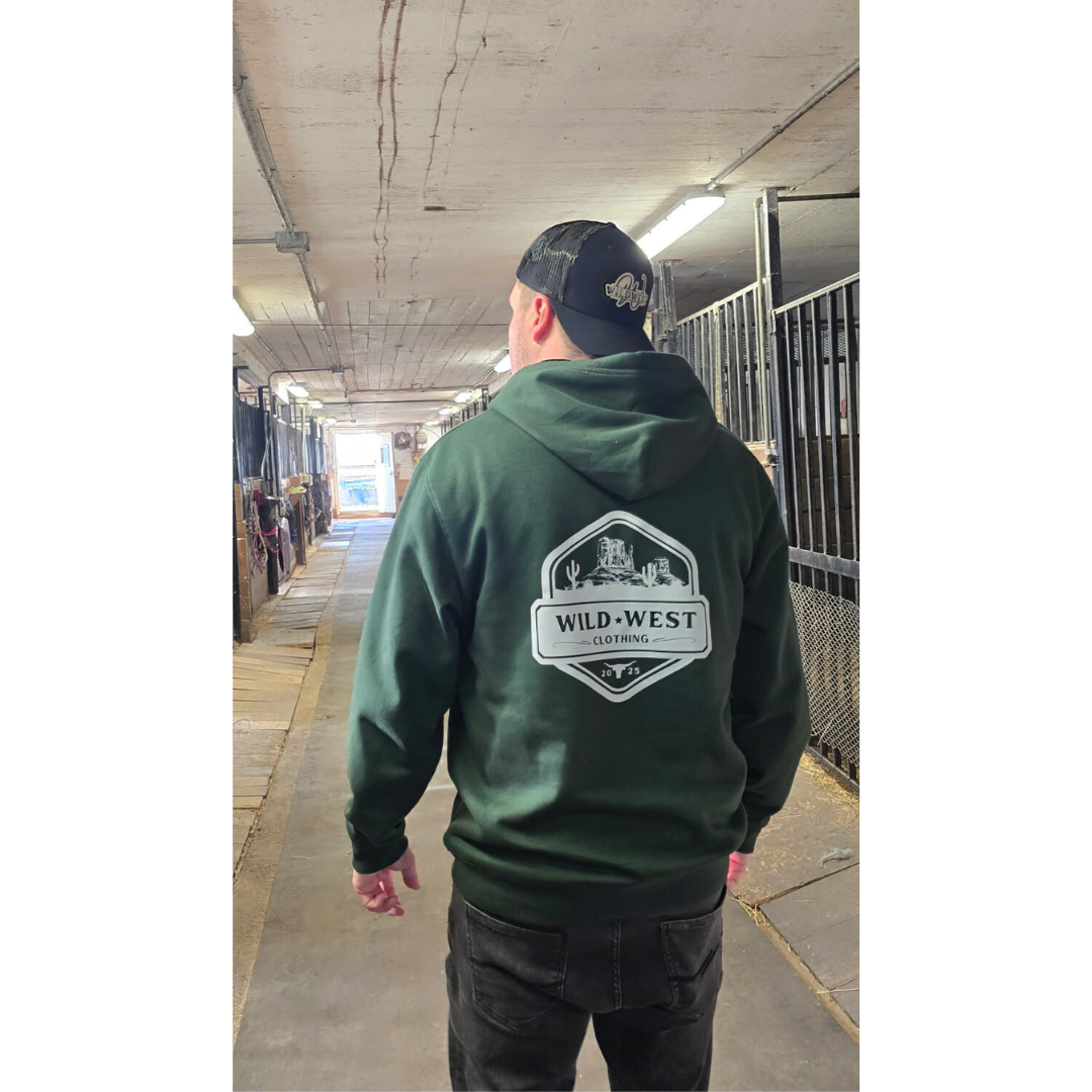 Hoodie Wild West | Logo Utah (dos)