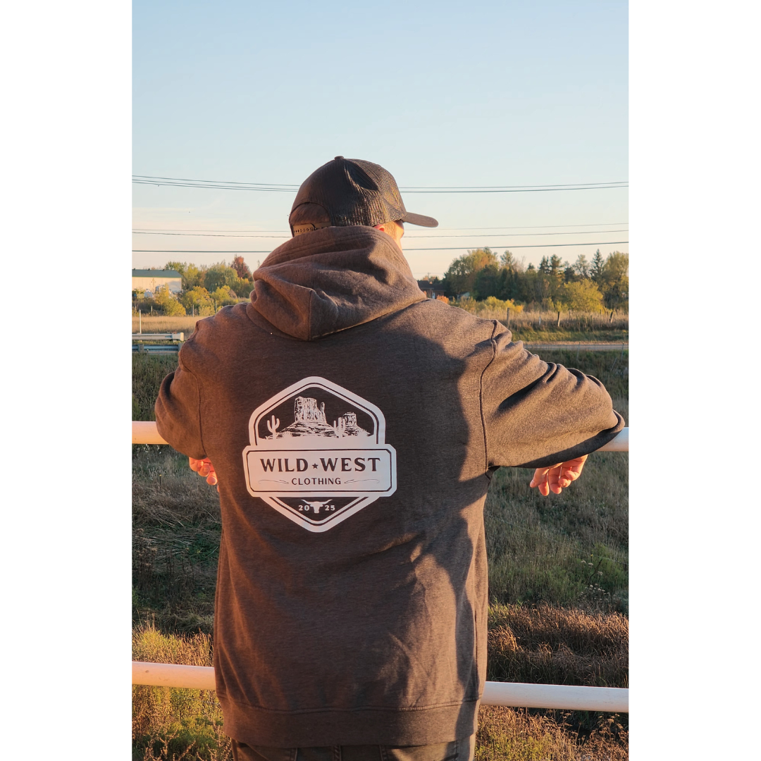 Hoodie Wild West | Logo Utah (dos)