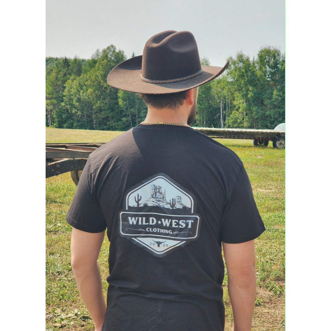 T-shirt Wild West | Logo Utah (dos)