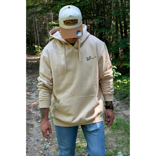 Hoodie Wild West | Logo Sunset (dos)